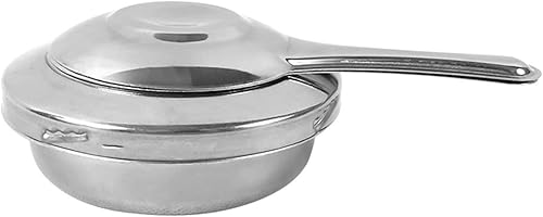 Mini Réchaud à Alcool, Brûleur d'alcool Portable en Acier Inoxydable avec Poignée Anti-brûlure, Brûleur d'alcool pour Fondue, Brûleur de réchauds pour BBQ Pique-nique en Plein Aair (B) - Nail Gallerys