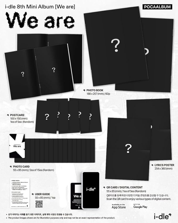 i-dle - 8th Mini Album We are [POCAALBUM] Photobook Ver. - Nail Gallerys