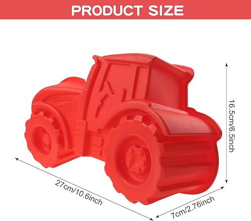 Moule en Silicone pour Voiture, Moule à Gâteau, Moule de Cuisson pour Tracteur 3d, Bricolage, Moule Antiadhésif Étanche, Gâteau pour Enfants, Utilisé pour Faire des Gâteaux, du Pain, du Chocolat - Nail Gallerys