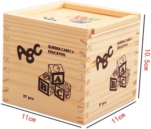 HEMOTON 1Ensemble Bloc de Construction Bois Lettres et Chiffres Éducatif pour Garçon Fille pour Développer Coordination et Créativité - Nail Gallerys