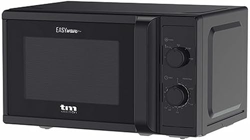 TM Electron TMPMW002BLK EASYWAVE Micro-ondes avec capacité de 20 litres, 700 W, 5 niveaux de puissance, fonction dégivrage et minuterie de 35 min Noir - Nail Gallerys