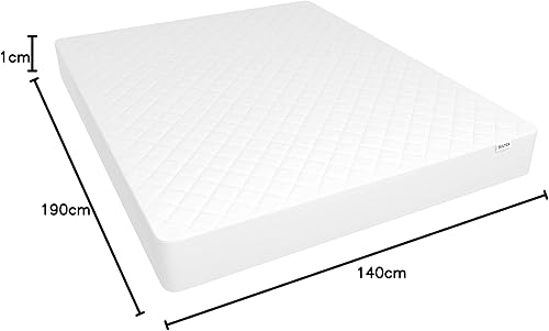 LASTMEUBLES Bultex - Protège Matelas Bultex Grand Confort Absorbant - Bonnet Extensible 20 à 30 cm 160x200 - - Blanc - Uni - Nail Gallerys