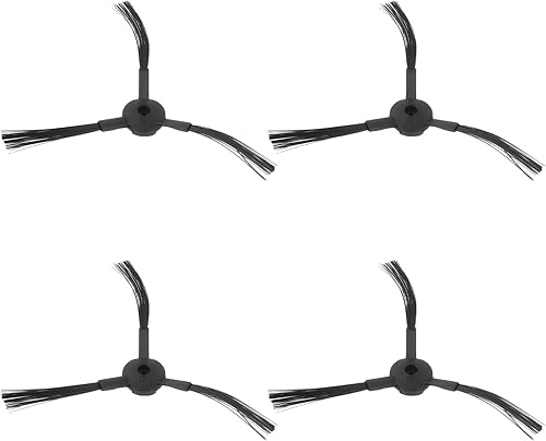 Be In Your Mind Lot de 4 Brosses Triangulaires Latérales pour Aspirateur Robot Compatible avec ILife A4s V3s A4 V5 V5s Pro - Nail Gallerys