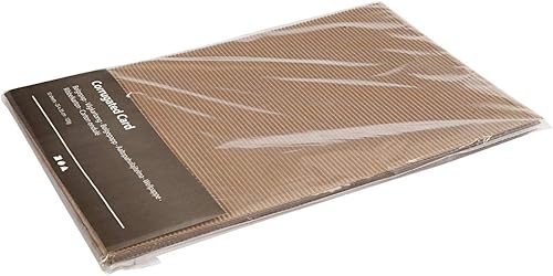 Creativ 21963 Carton ondulé, feuille 25x35 cm, 120 g, 10 feuilles - Nail Gallerys