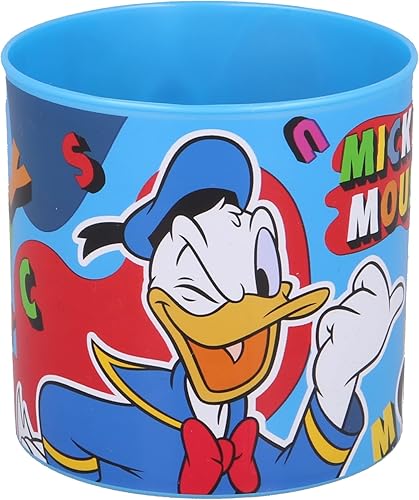 Stor Mickey Mouse Mug en plastique réutilisable pour micro-ondes 265 ml - Nail Gallerys