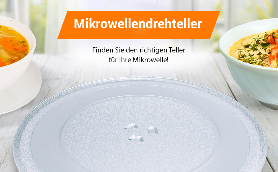 Trouvez la bonne assiette pour votre micro-ondes.