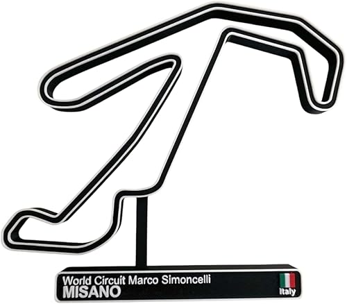 Circuit de Misano, Maquette de Circuit de Course 3D, Décoration Automobile - Nail Gallerys