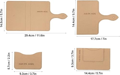 Kit De Gabarits En Acrylique 4 Pièces, Ensemble de modèles de sac de DIY, Sac à Main, Pochoir De Matelassage En Cuir, Moule De Découpe Au Laser Pour Bricolage, Outil D'artisanat du Cuir - Nail Gallerys
