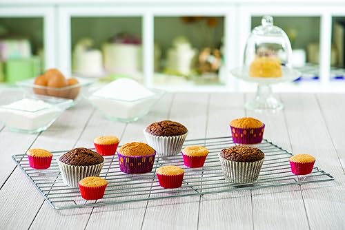 Decora 9260278 Grille DE Refroidissement 45,4 X 30,4 CM, Acier Inoxydable, Argent, 45,5 x 30,4 x 2 cm - Nail Gallerys