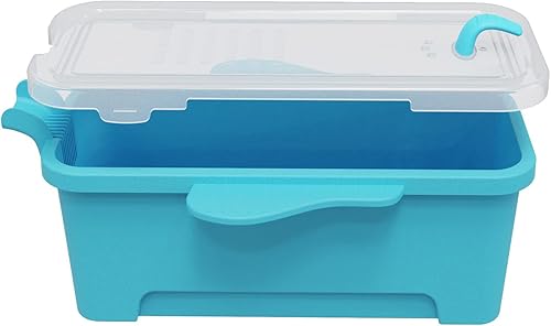 Récipient à pâtes pour micro-ondes avec passoire, pour cuire rapidement jusqu'à 4 portions de pâtes, cuiseur multifonction en forme d'éléphant pour dortoirs, cuisines ou bureaux (bleu) - Nail Gallerys