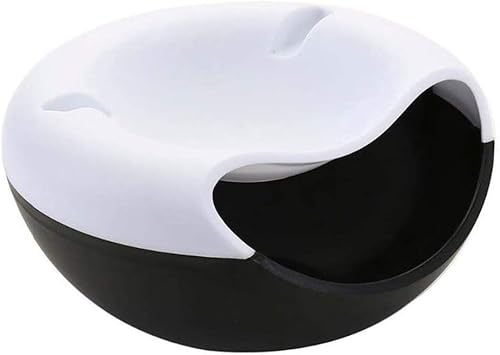 Bol multifonction de stockage de casse-croûte, organisateur de plat de plat de ménage de récipient de double couche avec le support de téléphone pour des collations graines de tournesol de pistache - Nail Gallerys