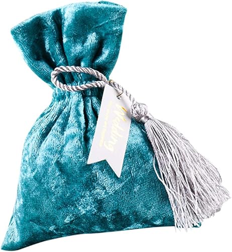 JYCRA Lot de 10 sacs en velours européens avec cordon de serrage pour cadeaux de mariage créatifs (vert) - Nail Gallerys