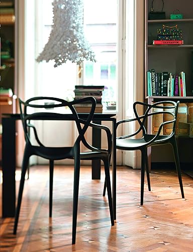 Kartell Masters, Chaise, Noir, Lot de 4 - Nail Gallerys