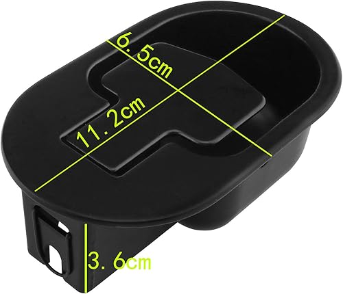 Create idea Fauteuil Inclinable de Remplacement Poignée de Rechange en Alliage d'aluminium Lounge Recliner Chaise Canapé Noir - Nail Gallerys