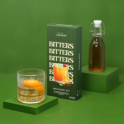 Kit de Fabrication d'amers par OurHands - Créez Vos Propres Bitters au café, au Chocolat et à l’Orange pour sublimer Vos Cocktails - Nail Gallerys