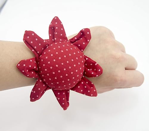 1 Pcs of RED Wrist Pin Cushion - Nail Gallerys