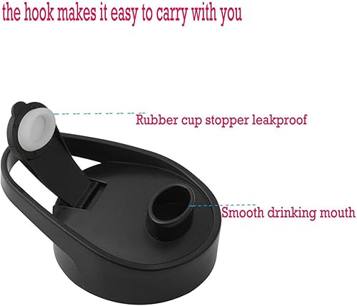 Lot de 2 bouteilles de rechange pour smoothie avec couvercle, 591 ml pour blender BLSTPB BLSTP2 - Nail Gallerys