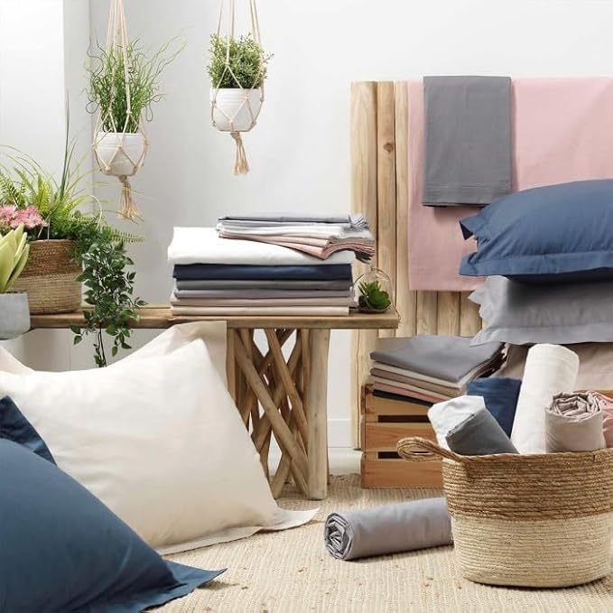 Drap Plat Percaline 240x300cm Naturel - Nail Gallerys