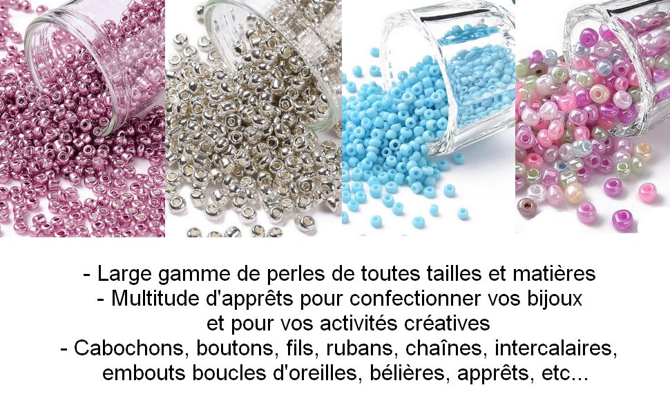 LA BOUTIQUE DE KARINE Perles de rocaille 2 mm