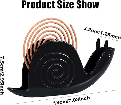 Rakiuty Support Bobine de Moustique,Mosquito Coil Holder,Support de Spirale Anti-moustiques,Boîte Anti-moustiques,Porte Spirale Anti Moustique en Métal,pour Extérieur,Cuisine,Salon Et Bureau,Blanc - Nail Gallerys