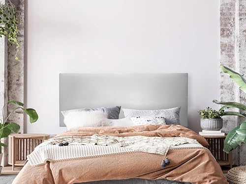 WIN REST Tête de lit rembourrée avec Pieds Delta Similicuir Noir, Design uni et sans Couture, 145 x 60 cm pour Lits de 145/130/115 cm - Nail Gallerys