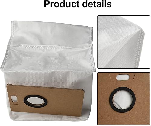 Lot de 5 sacs à poussière pour aspirateur Tapo RV30 et RV20 Max Plus - Filtration efficace - Nail Gallerys