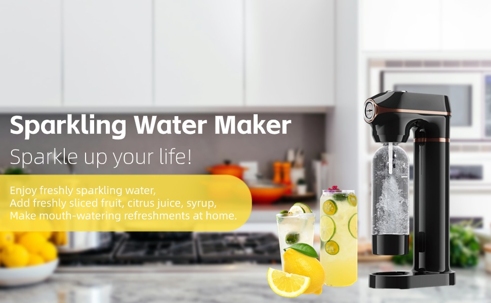 Sparkling Water Maker 1L ABS PET Commercial Soda Maker Machine