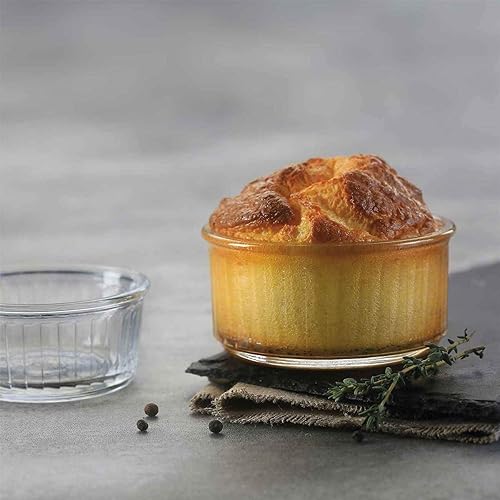 Duralex Ramequins Ovenchef en Verre - pour crèmes brûlées/Desserts - 10 cm - Lot de 8 - Nail Gallerys