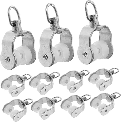 OUNONA 2 Ensembles Accessoires De Glisseurs De Rail À Rideaux Lot de roulettes pour Rideaux Coulissants Flexibles 20 Pièces * 2 - Nail Gallerys
