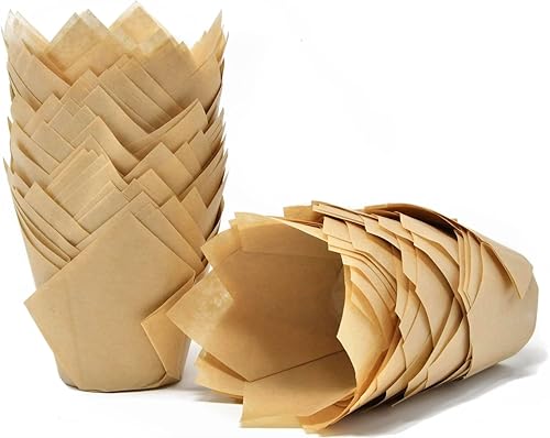 Lot de 200 caissettes à muffins Caramel Taille standard - Nail Gallerys