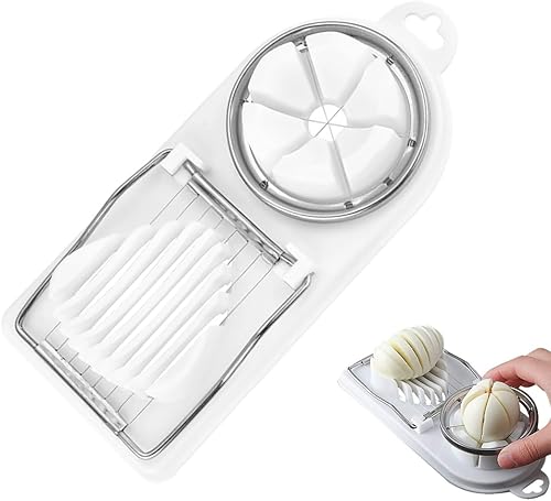 OUDQFCJ Coupe oeuf à la coque, coupe oeuf - Outil de découpe 2-en-1 pratique en acier inoxydable de haute qualité - Nail Gallerys