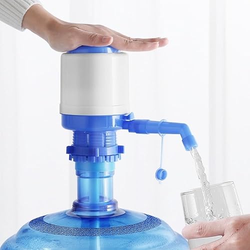 BORDSTRACT Pompe à Eau en Bouteille Portable Distributeur d'eau Potable à Pression Manuelle en Plastique - Sain, écologique, Durable Et Facile à Utiliser - Nail Gallerys