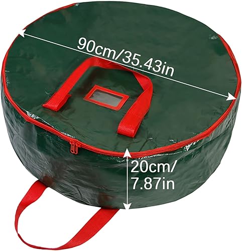 Sac de rangement rond pour décorations de Noël extérieur/intérieur 90 cm - Nail Gallerys