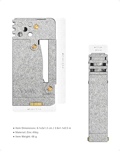 VVAY Briquet Vintage de Tranchée à Essence, Briquet Kérosène Ancien Rechargeable, pour Homme(Vendu sans Gaz) - Nail Gallerys