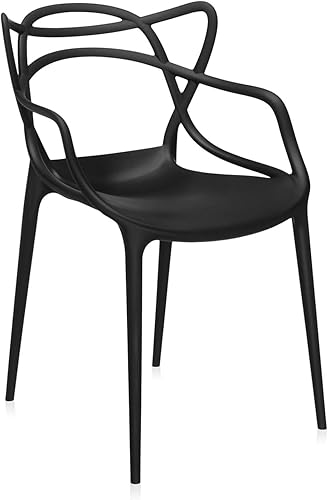 Kartell Masters, Chaise, Noir, Lot de 4 - Nail Gallerys