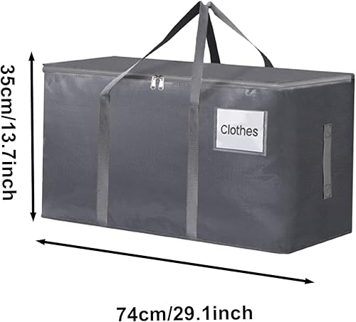 Sac de rangement pour emballage de déménagement, sac de déménagement, robuste, extra large, sacs de rangement avec poignées pour sacs de rangement, sacs de rangement Jumbo pour vêtements, Bettw - Nail Gallerys