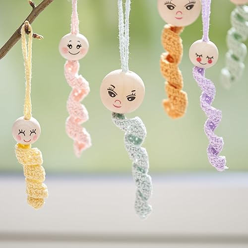 VBS XXL Têtes en Bois Avec Visage 25 Pièces ø 30mm Boules Perles Visage DIY Nature Souriant Perles Créatives Bricolage - Nail Gallerys