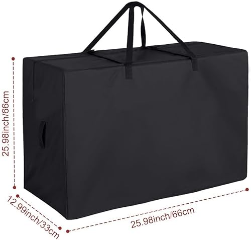 Sac de rangement en tissu Oxford 420D pour matelas, vêtements et articles de voyage (66 x 33 x 66 cm) - Nail Gallerys
