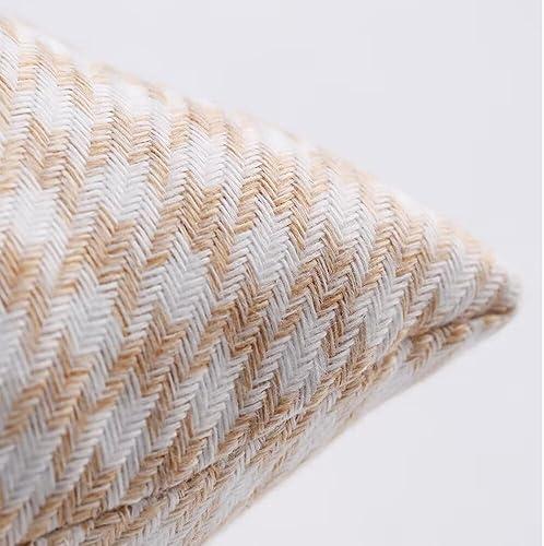 Newliky Lot de 2 Taie d'oreiller 45x45 cm Pied-De-Poule Double Face Housse de Coussin Decoratif Rustique Classique Nordique Housse Coussin pour Sofa Salon Voiture Chambre Kaki - Nail Gallerys