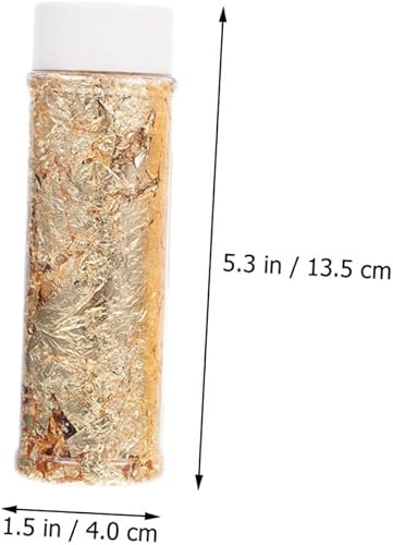 MUCKLILY Flocons Or Comestibles pour Gâteaux Flocons De Dorée pour Décoration De Gâteaux Cupcakes Et Desserts pour DIY Pâtisserie - Nail Gallerys