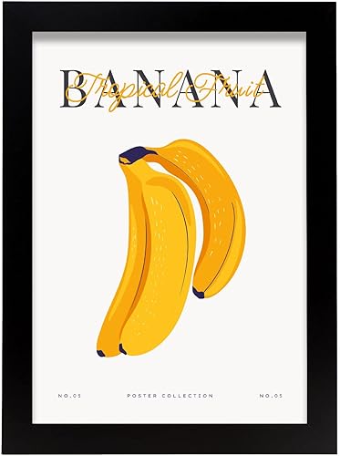 Nacnic Affiche avec des Fruits et des Plantes. Raisins Verts. Illustrations artistiques Modernes pour la décoration intérieure. A4 avec Cadre. - Nail Gallerys