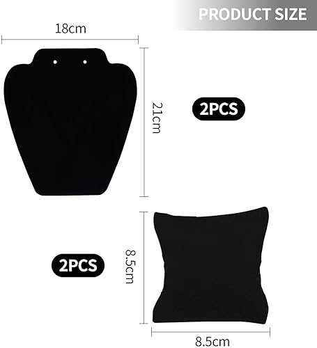 YSJCHEBS Support À Bijoux 2 Pièces Et Coussins À Bijoux 2 Pièces, Cintre À Bijoux, Support À Bijoux, Support À Bijoux, Accessoires De Bijoux - Nail Gallerys