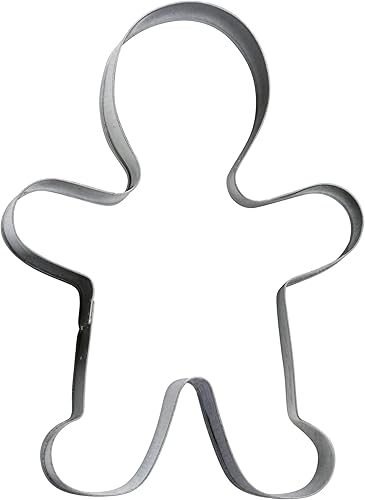 Zenker Emporte-pièce bonhomme en pain d'épice – Acier inoxydable de qualité supérieure, passe au lave-vaisselle, idéal pour les biscuits de Noël, motif de Noël populaire et traditionnel, 80 x 62 x 26 - Nail Gallerys