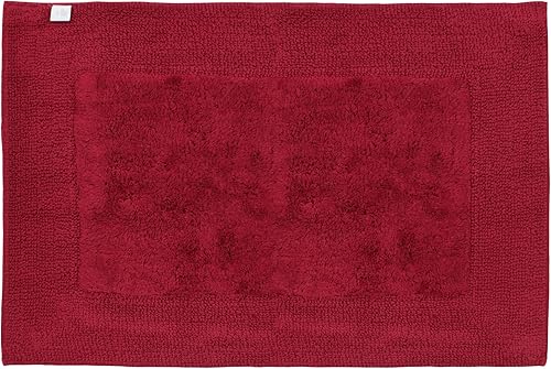 Linnea Tapis de Bain 60x90 cm Dream Rouge Bordeaux 2100 g/m2 - Nail Gallerys