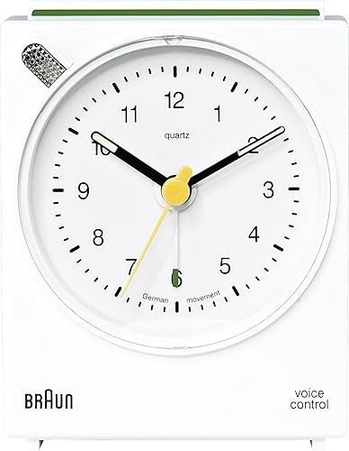 Braun BNC 004 WH Réveil à Quartz Blanc - Nail Gallerys