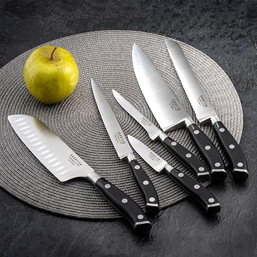 Sabatier Trompette Vulcano - Set 5 couteaux de cuisine - Nail Gallerys
