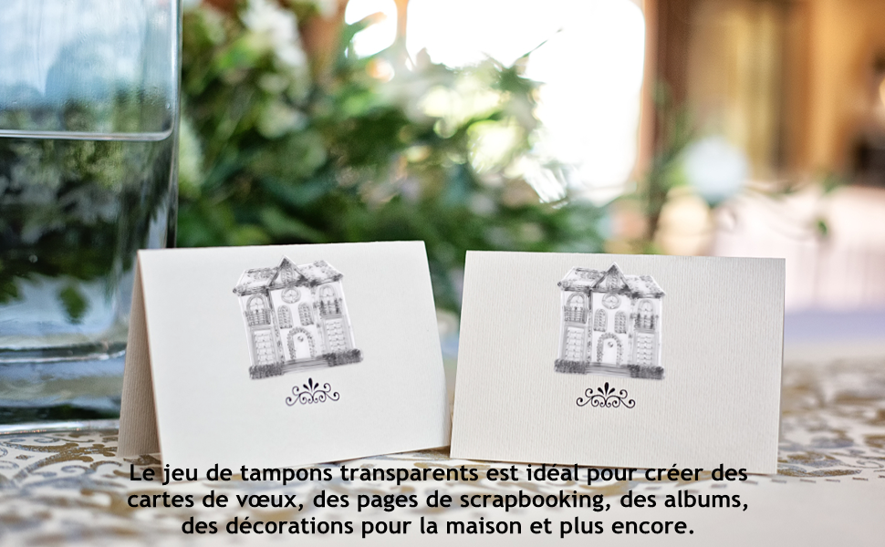 tampon encreur scrapbooking bois