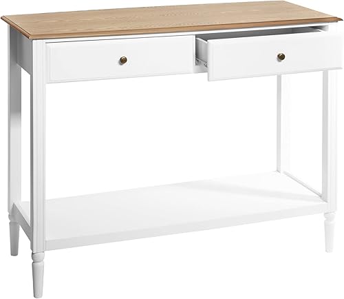 Atmosphera - Console Solen - Blanc et Bois - Nail Gallerys