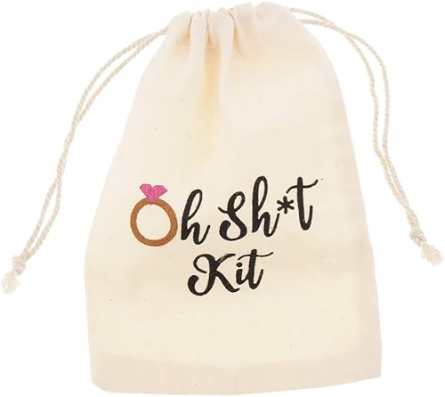 Lot de 10 sacs pour kit de gueule de bois, avec cordon de serrage, pour fête prénuptiale, mariage, voyage, enterrement de vie de jeune fille, 26,4 x 15,2 cm - Nail Gallerys