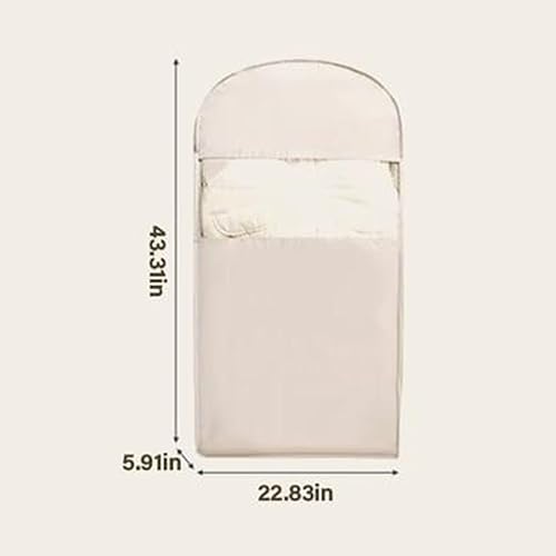 Sac À Vêtements Suspendu Gain De Place, Housse Vetements À Suspendre, Housse Manteau, Avec Fermeture Éclair Auto-compressante, Skin Velvet - Nail Gallerys
